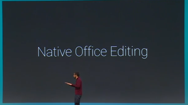 Google Drive Native Editing Office Documents