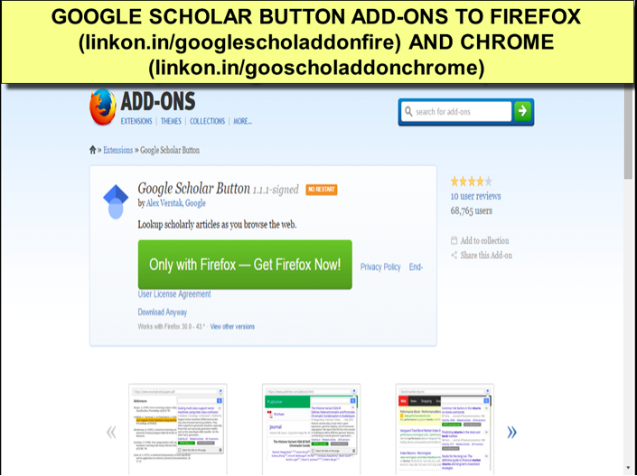 Google Scholar Button