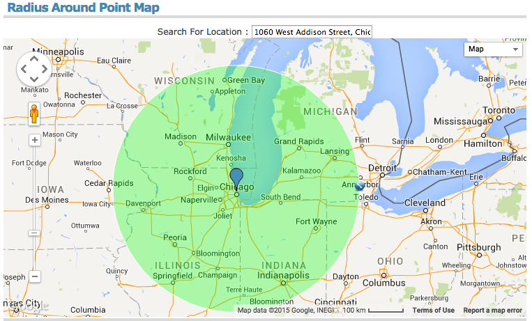 30 Mile Radius Zip Code Map - United States Map